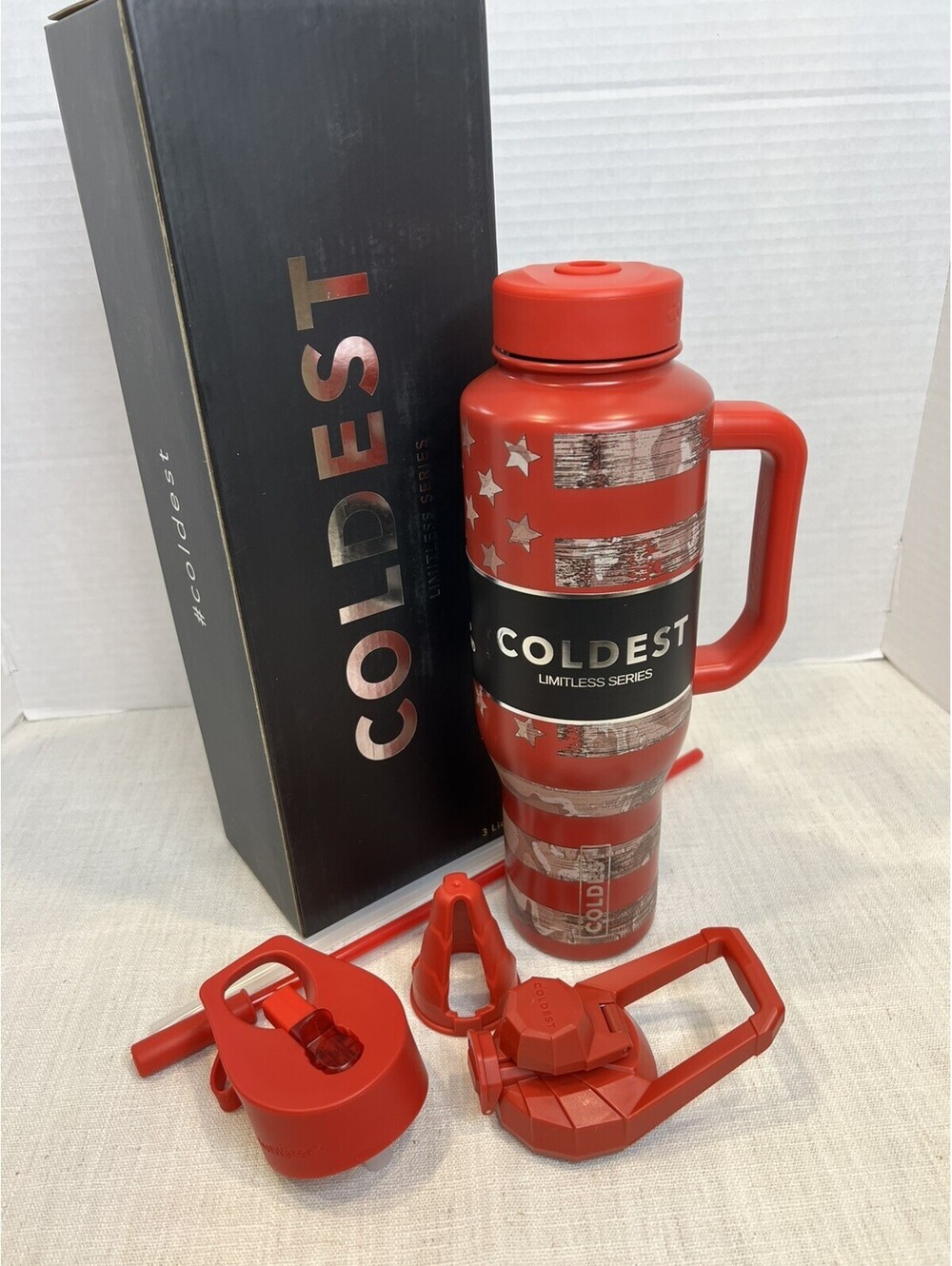 SUPER COLLECTABLE Rare Coldest 46oz THE REPUBLICAN Water Bottle Limited Edition!